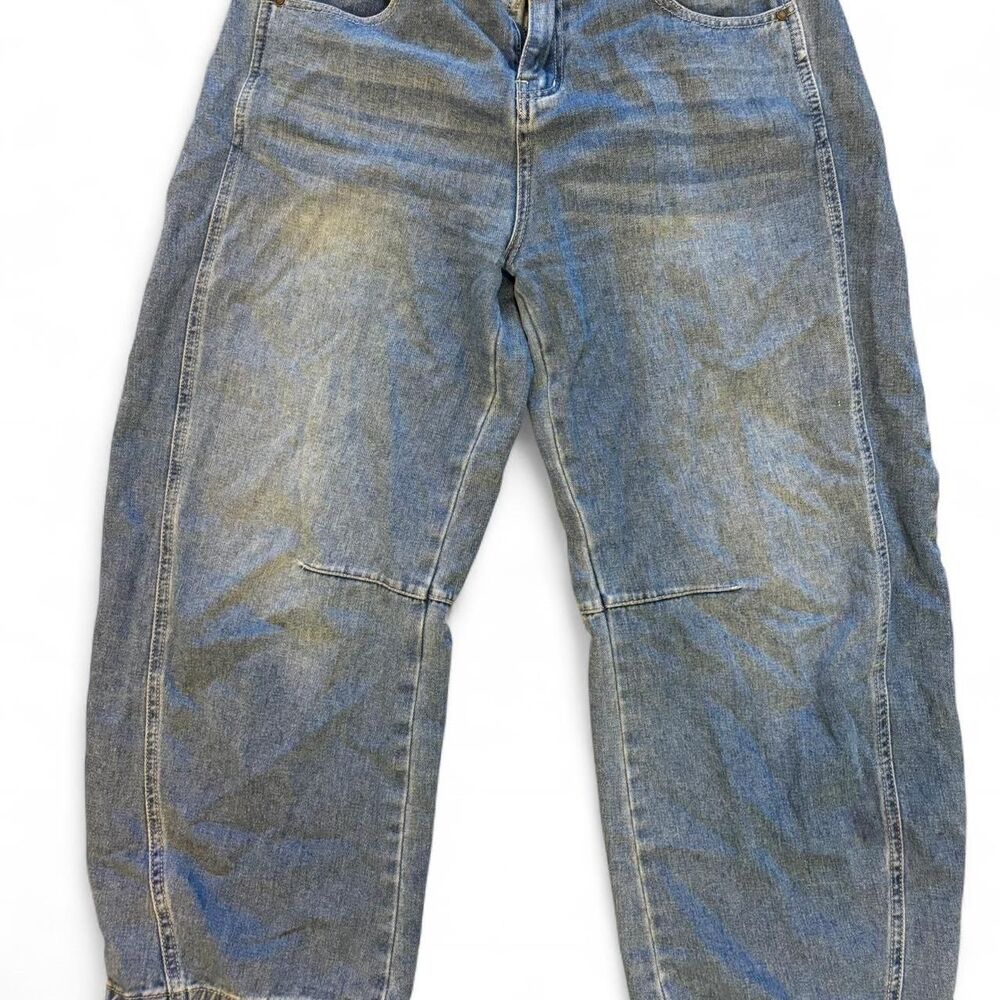 Low Loose Barrel Leg Jeans Nordstrom Women's Blue Jeans